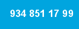934 851 17 99 934 851 17 99